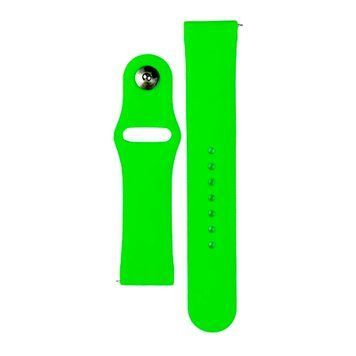 Універсальний ремінець 20mm silicone green neon 46978 фото