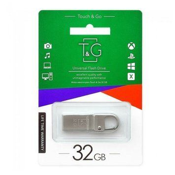 USB Flash 32 GB T&G 027 Silver 31167 фото