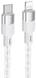 Cable Hoco Type-C to Lightning X99 2.4A 1m silver 33300 фото 3