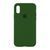 Silicone case Full iPhone X/XS green 23928 фото