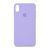 Silicone case Full iPhone Xr lilac cream 37010 фото