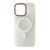 Силікон iPhone 15 Pro Max Spray with MagSafe white 40997 фото