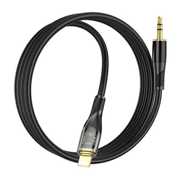 AUX Hoco UPA25 3.5 to lightning 1m black 37069 фото