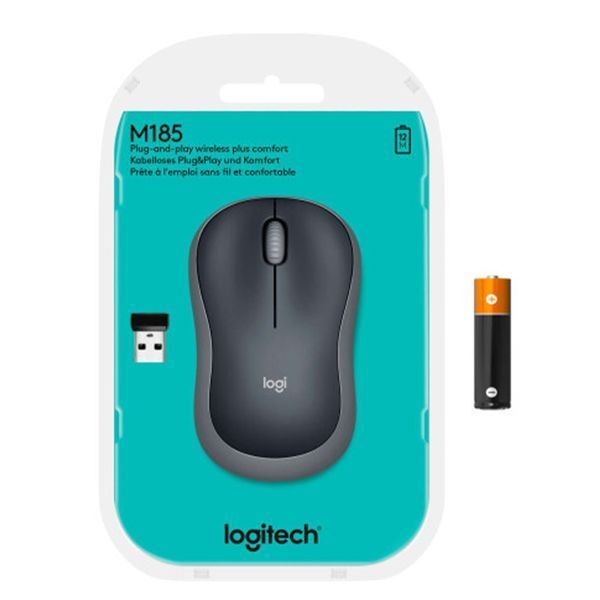 Мишка Bluetooth Logitech M185 black 05938 фото