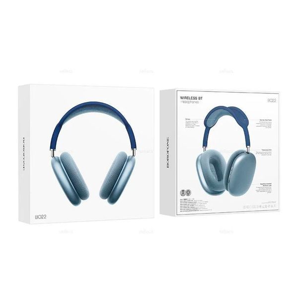 Навушники Big Bluetooth Borofone BO 22 blue 33576 фото