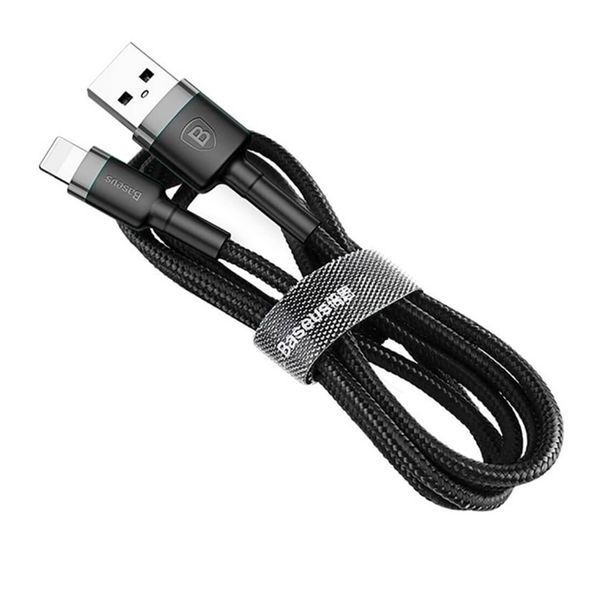 USB Cable Baseus Cafule Lightning 1.5A (2m) gray/black 00616 фото