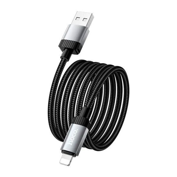 USB Cable Hoco Lightning X117 1m black 46810 фото