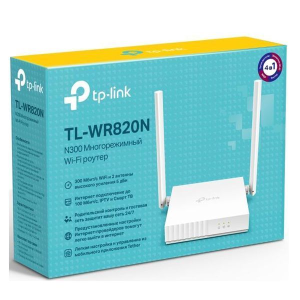 Wi-Fi Router TP-LINK TL-WR820N UA 03304 фото