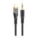 AUX Hoco UPA25 3.5 to lightning 1m black 37069 фото 2