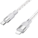 Cable Hoco Type-C to Lightning X99 2.4A 1m silver 33300 фото 5