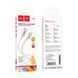 Cable Hoco Type-C to Lightning X99 2.4A 1m silver 33300 фото 2