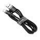 USB Cable Baseus Cafule Lightning 1.5A (2m) gray/black 00616 фото 3
