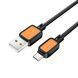 USB Cable Hoco Micro usb X108 2.4A 1m black 41183 фото 3