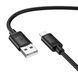 USB Cable Hoco Micro usb X122 2.4A 1m black 44118 фото 3
