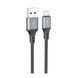 USB Cable Hoco Micro usb X92 2A 3m black 37283 фото 2