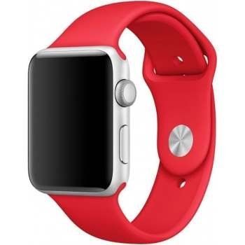 Ремінець Apple watch 42/44/45mm silicone red 21814 фото