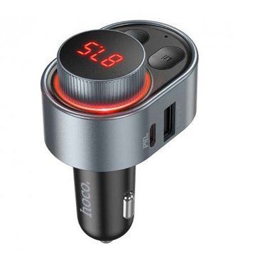 FM трансмістер Bluetooth Hoco E72 PD30W QC3.0 black 30159 фото