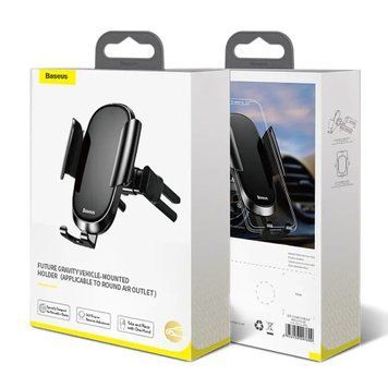 Автотримач Baseus Future Gravity Car Mount black 19785 фото