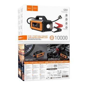 Power bank 10 000 mAh Hoco QS4 car air pump emergency start-up 44070 фото