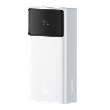 Power bank 20 000 mah Baseus Star-Lord Digital Display Fast Charging 65W White 00179 фото