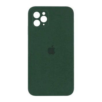 Silicone case Full camera iPhone 16 Pro Max cyprus green 47913 фото