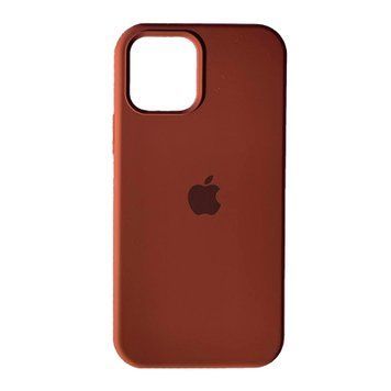 Silicone case Full iPhone 12/12 Pro brown 46786 фото