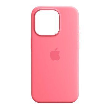 Silicone case iPhone 15 Pro Max with MagSafe pink 42103 фото