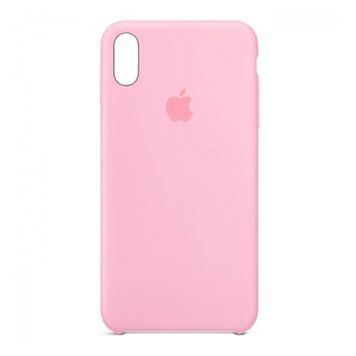 Silicone case iPhone Xs Max pink 26607 фото