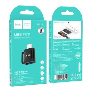 USB перехідник Hoco UA31С Type-C під флешку 37282 фото