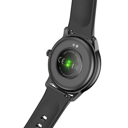 Смарт-годинник Hoco Y4 black круглі 28854 фото