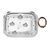 Чохол на AirPods Pro 2 clear shiny silver crown 44937 фото