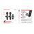 Мікрофон петличний bluetooth Borofone BFK12/ 2 шт/ Lightning/Type-C black 35834 фото