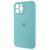 Silicone case Full camera iPhone 14 Pro Max marine green 01839 фото