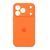 Silicone case Full camera iPhone 17 Pro Max orange 45083 фото