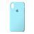 Silicone case Full iPhone X/XS sea blue 41801 фото