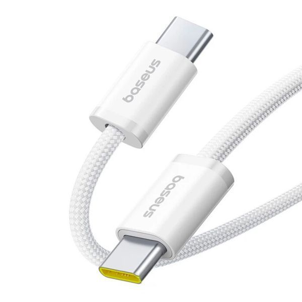 Cable Baseus Dynamic 4 Fast Charging Type-C to Type-C 100W (1m) white 45961 фото