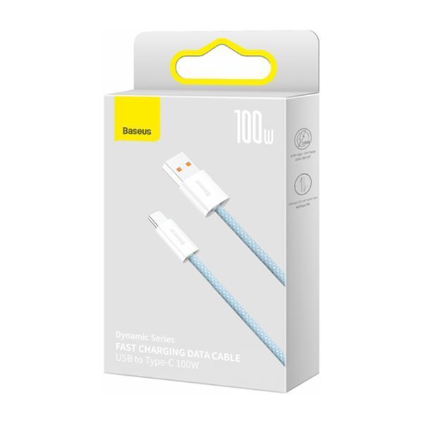 Кабель Baseus Dynamic Series Fast Charging Type-C 100W (1m) blue 12632 фото