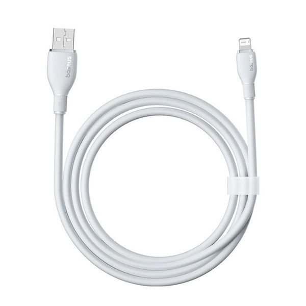 Кабель Baseus Pudding Series Lightning 2.4A (2m) white 18585 фото