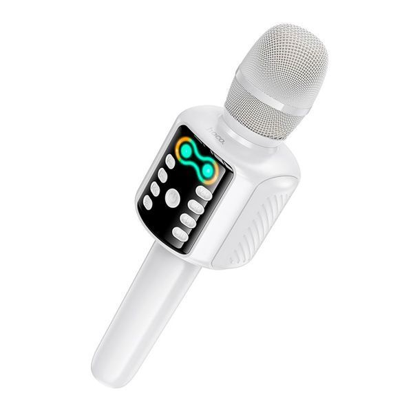 Мікрофон bluetooth Hoco L24 white 47318 фото