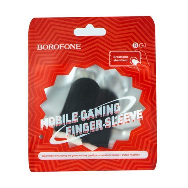Напальчники для ігор Borofone BG1 black 38686 фото