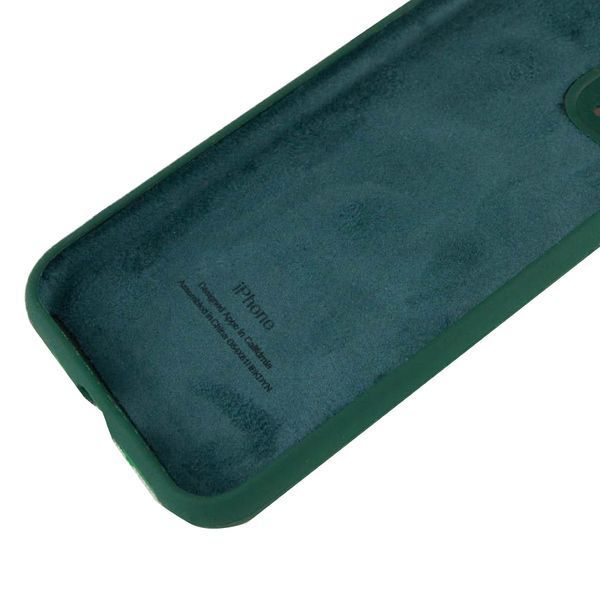 Silicone case Full Camera iPhone 11 pine green 25848 фото