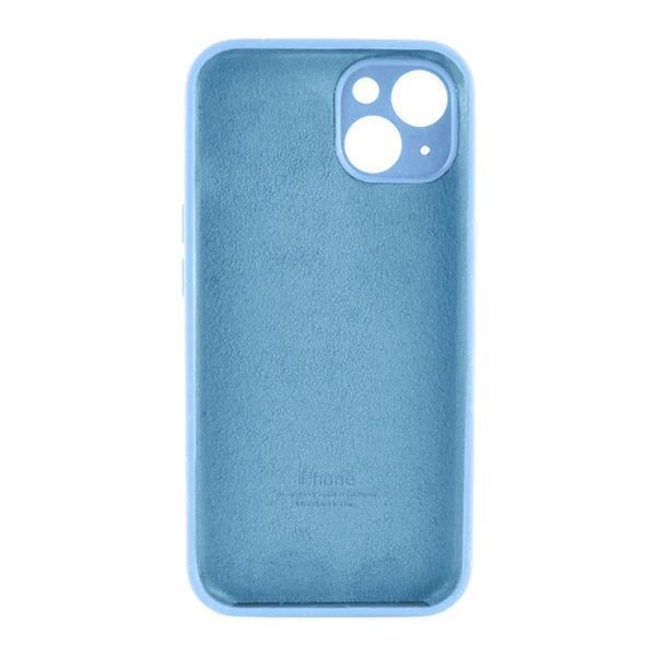 Silicone case Full camera iPhone 15 cornflower 32277 фото