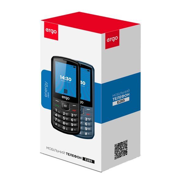 Телефон Ergo E285 Black UA 47264 фото