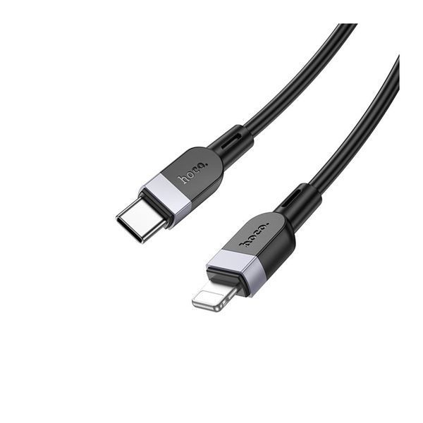 USB Cable Hoco Lightning X109 2.4A 1m black 38459 фото
