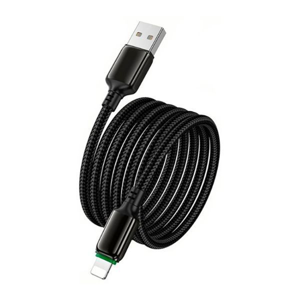 USB Cable Hoco Lightning X127 1m black 46814 фото