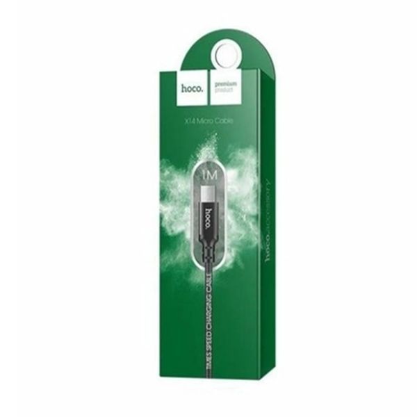 USB Cable Hoco Micro usb X14 2A 1m black 23241 фото
