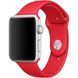 Ремінець Apple watch 42/44/45mm silicone red 21814 фото 1