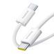 Cable Baseus Dynamic 4 Fast Charging Type-C to Type-C 100W (1m) white 45961 фото 2