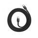 Cable Baseus Cafule Type-C to Type-C PD 2.0 60W (1m) gray/black 07132 фото 2