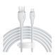 Кабель Baseus Pudding Series Lightning 2.4A (2m) white 18585 фото 1